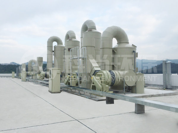 酸碱废气处理降低其对环境和人体健康的：